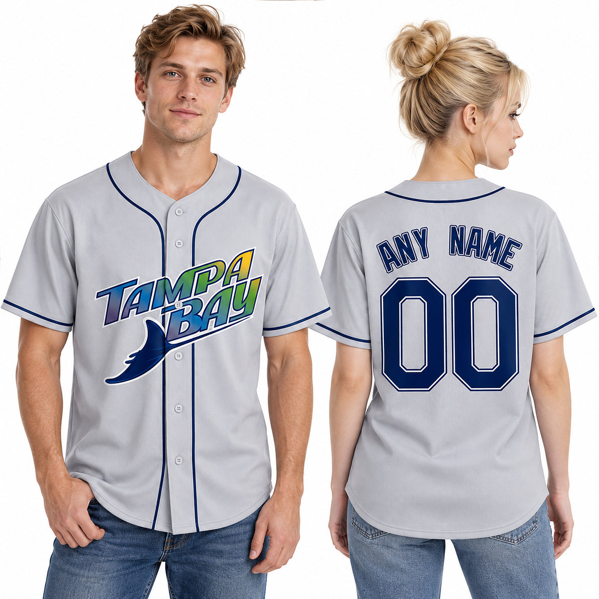 2026 Tampa Bay Rays Road Gray Uniform Jersey