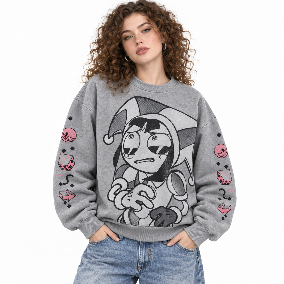 Drake Wears Pomni Amazing Digital Circus Sweatshirt
