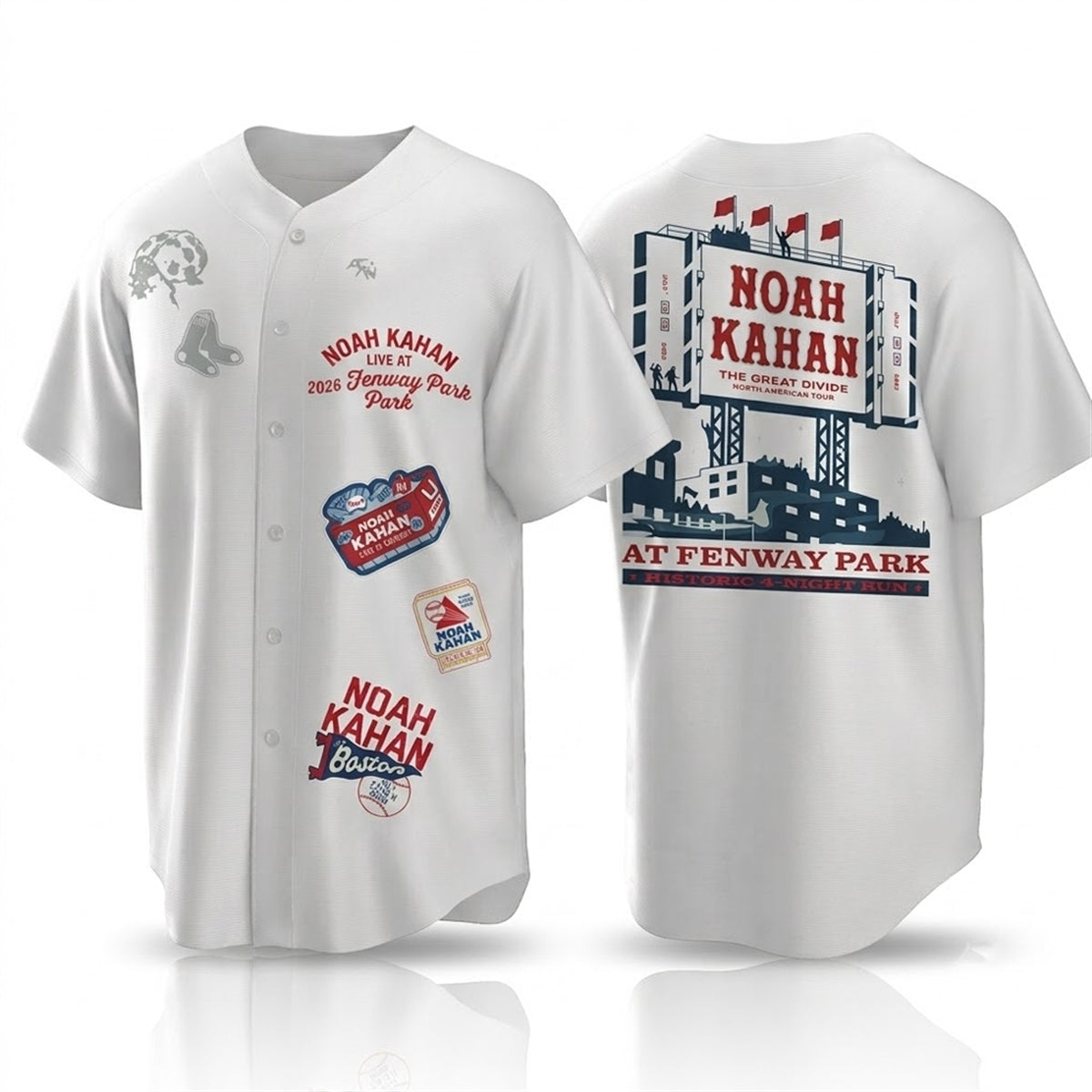 2026 Red Sox Noah Kahan Live At Fenway Park Jersey