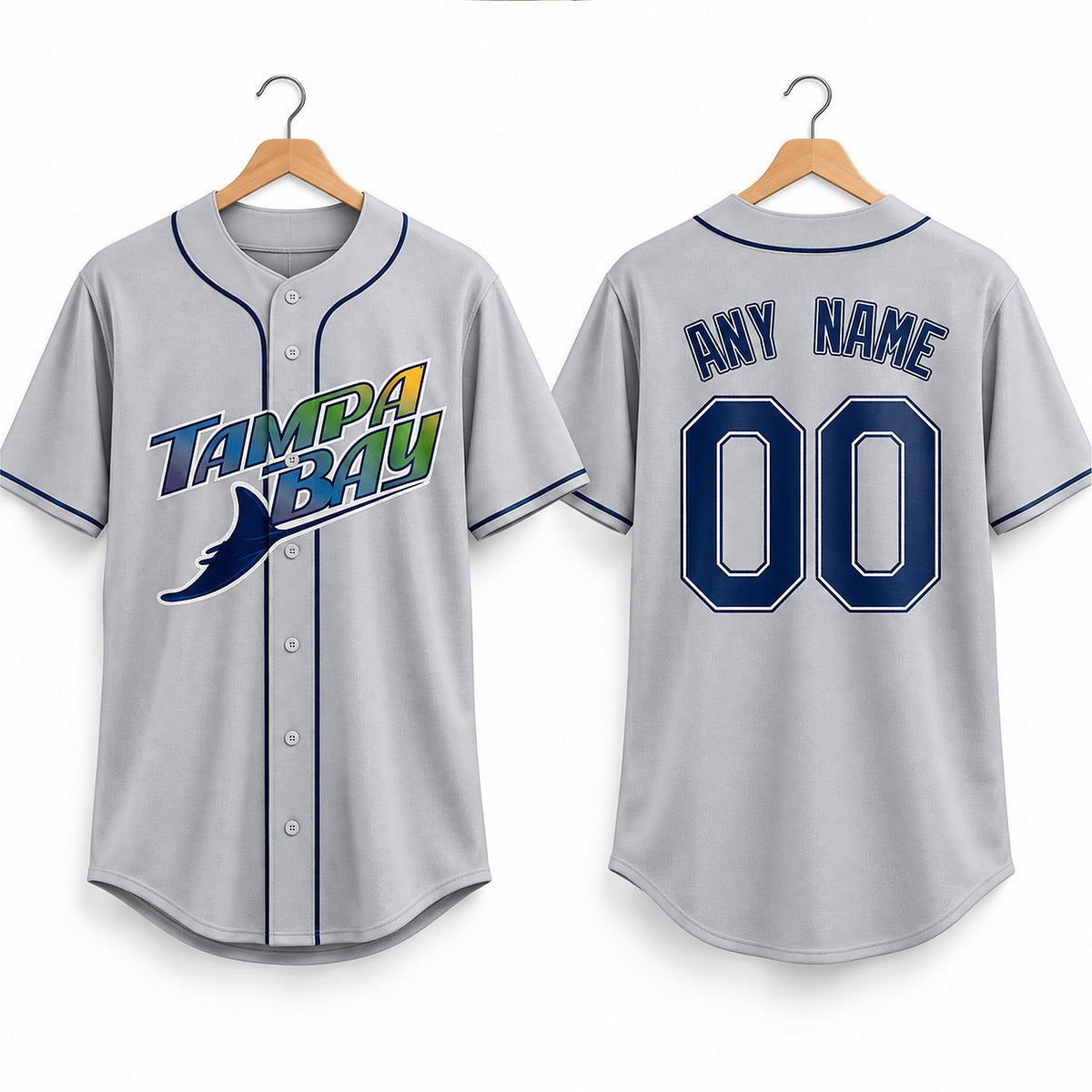 2026 Tampa Bay Rays Road Gray Uniform Jersey