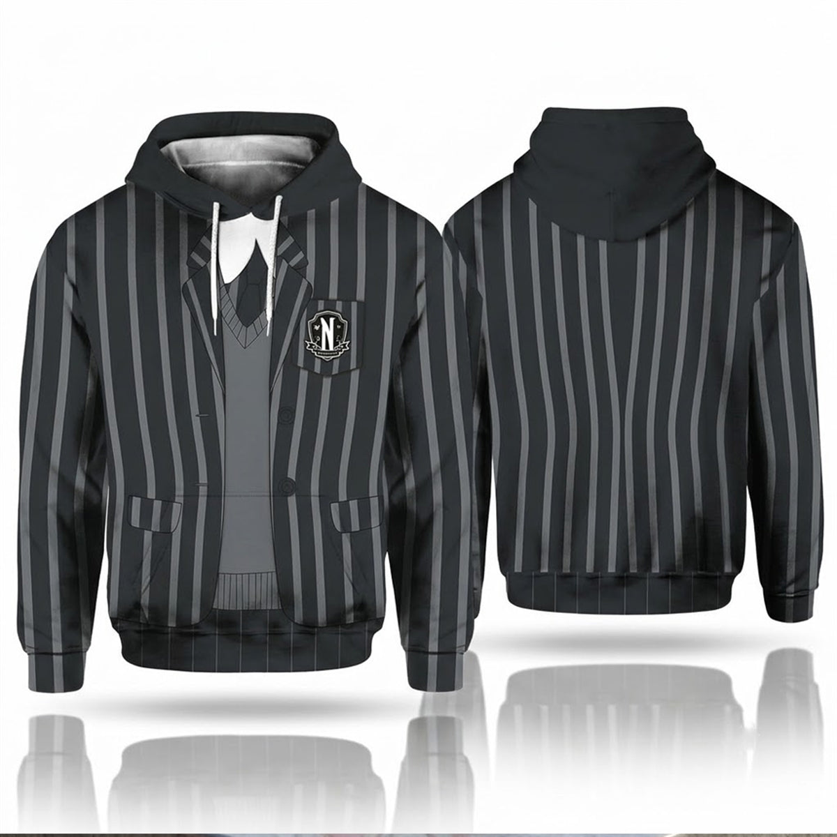 2026 Wednesday Addams Nevermore Academy Cosplay Hoodie