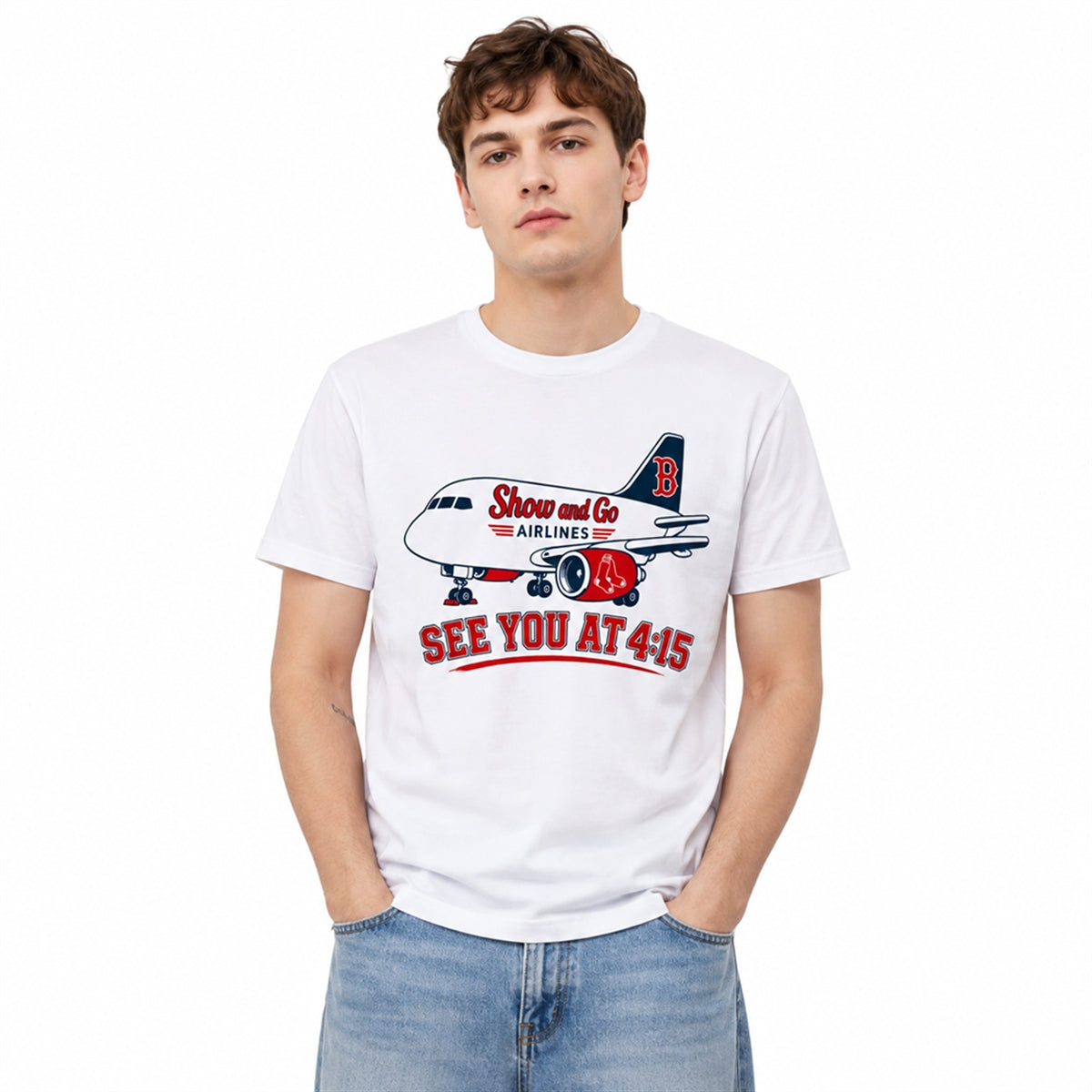 2026 Red Sox Show And Go Airlines See You At 4 15 Shirt