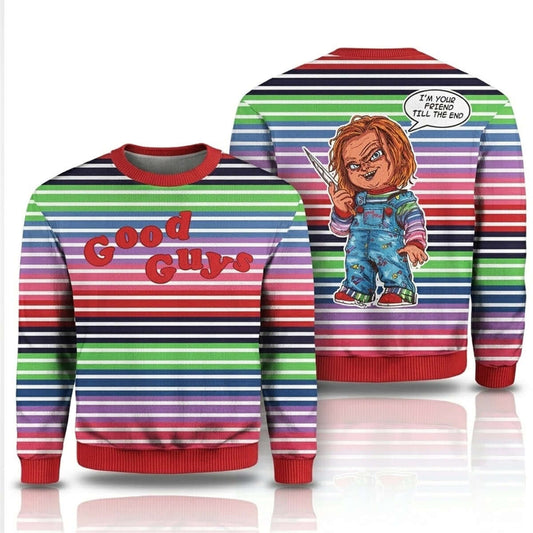 Chucky Good Guys Christmas Ugly Sweater