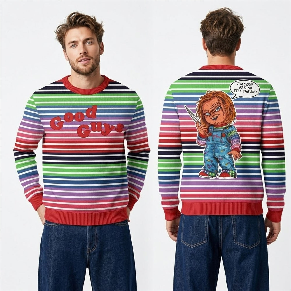 Chucky Good Guys Christmas Ugly Sweater
