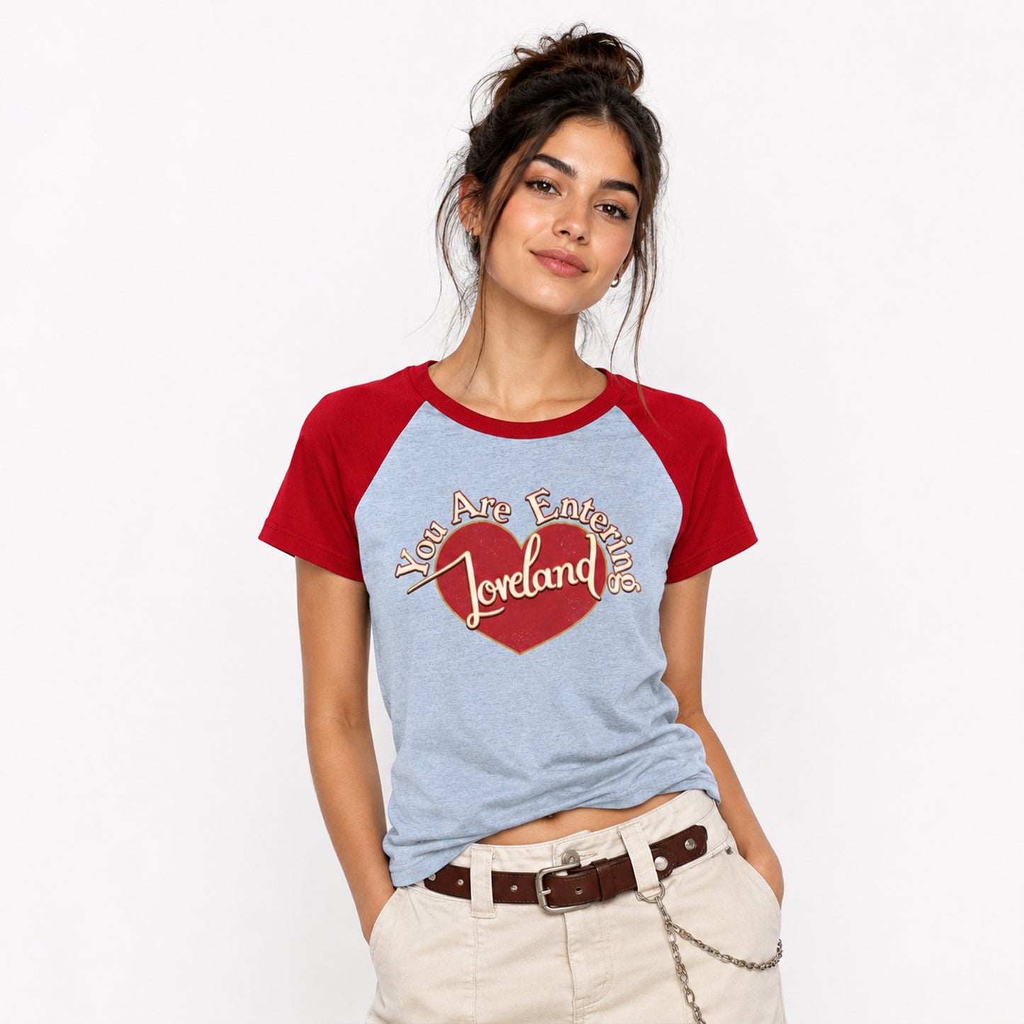 Ella Bright You Are Entering Loveland Heart Shirt