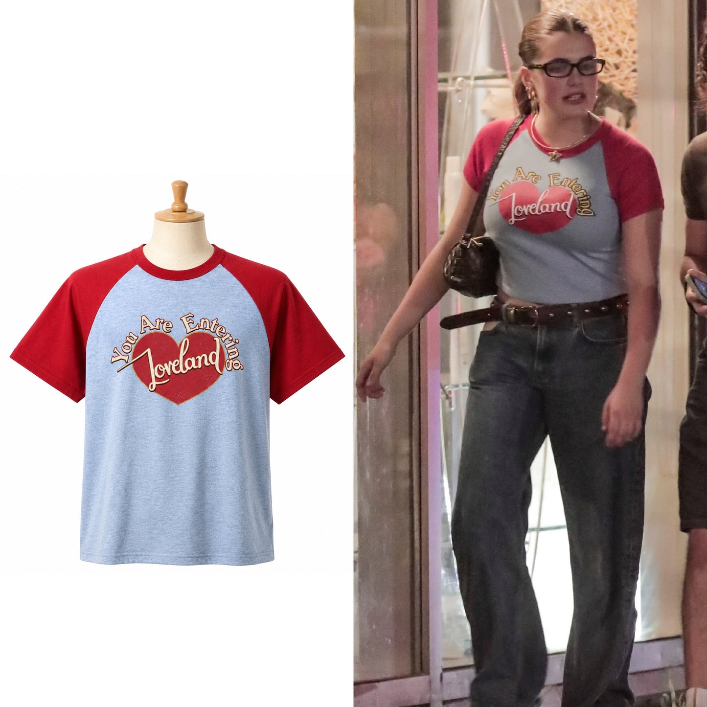 Ella Bright You Are Entering Loveland Heart Shirt