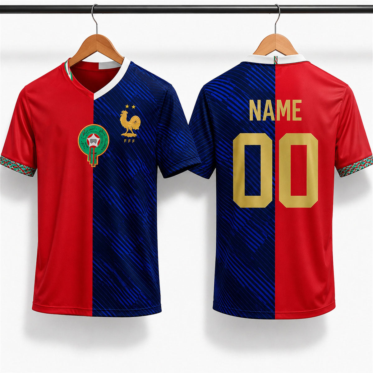 IShowSpeed Morocco x France 2026 World Cup Mashup Jersey