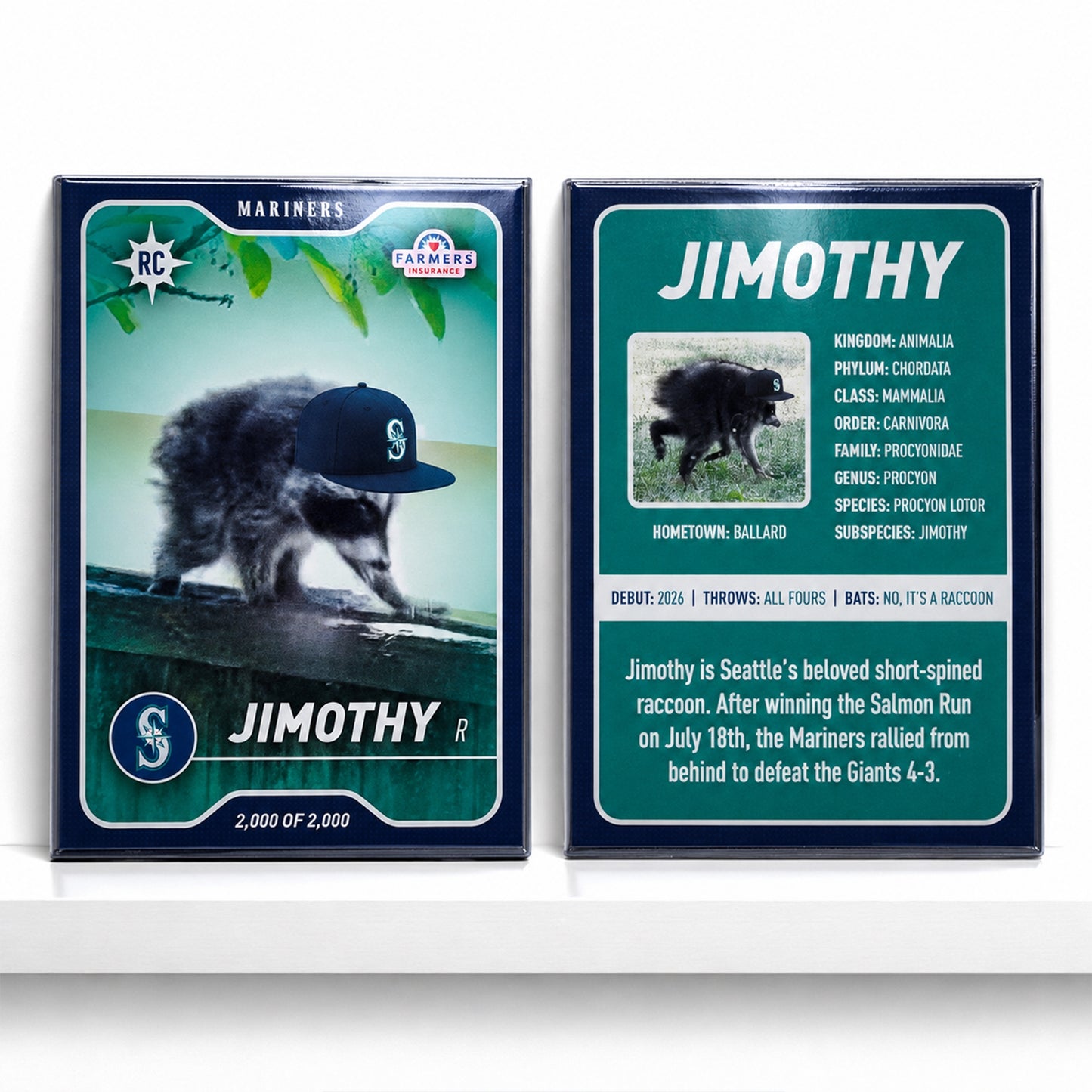 Mariners Jimothy Rookie Card 2026 Giveaway