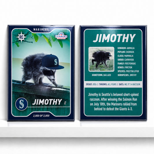 Mariners Jimothy Rookie Card 2026 Giveaway